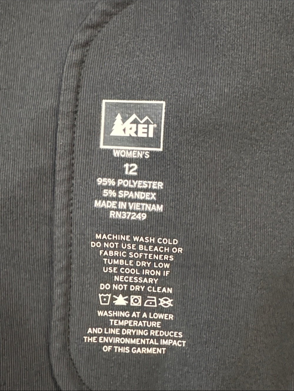 REI Women's Black Pull-On Utility Skirt - Picture 2 of 9